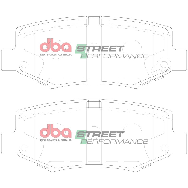 Brake Pads Street Performance | Rear Axle | Jeep Wrangler JK