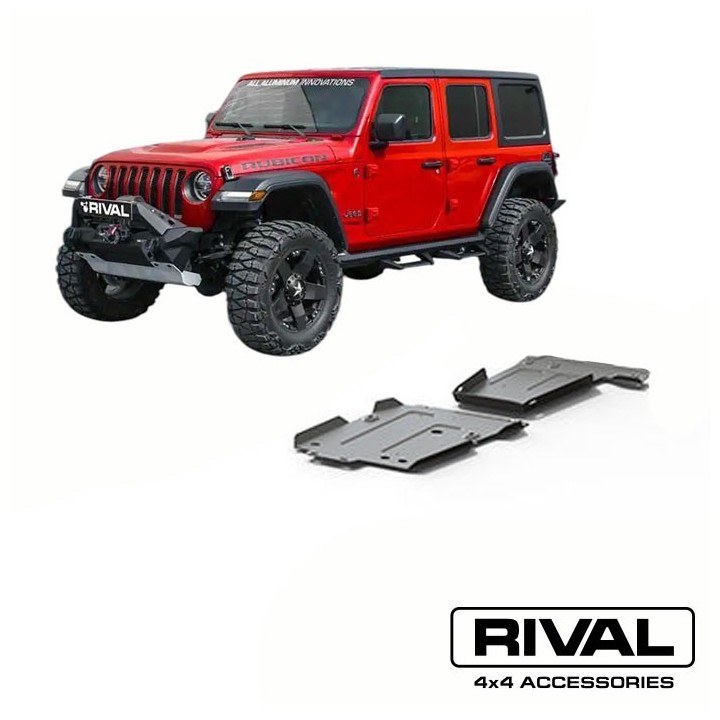 Zestaw osłon spodu skrzyni biegów i silnika Jeep Wrangler JL do 2021 2.0 3.6 2.2