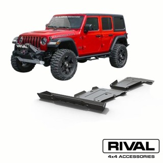 Zestaw osłon spodu Jeep Wrangler Jl 2018-2021 RIVAL 4x4 Osłony i zderzaki