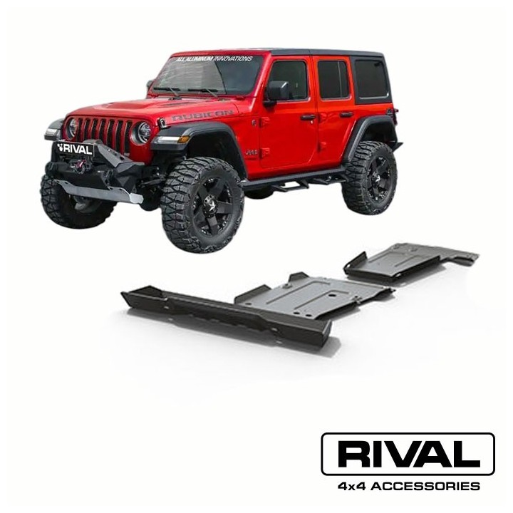 Zestaw osłon spodu Jeep Wrangler Jl 2018-2021 RIVAL 4x4 Osłony i zderzaki