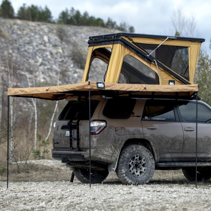 OFFLANDER SELF-SUPPORTING AWNING BATWING 270 L SAND RIGHT 2.5 M