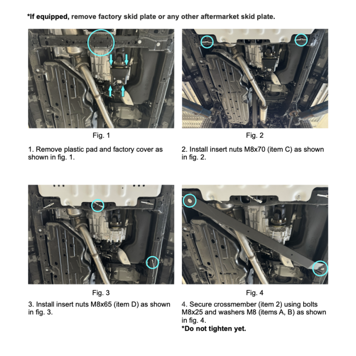 Osłona reduktora Toyota Land Cruiser 250 Prado 2024.- 2,8l