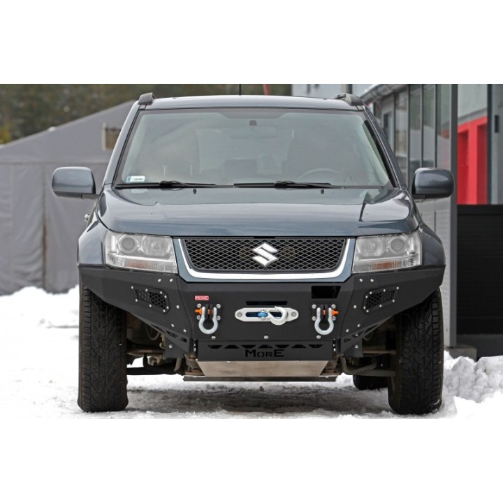 Stalowa przednia osłona podwozia, silnika - Suzuki Grand Vitara II 05-08 do zderzaka Z024