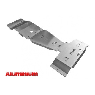 Zestaw aluminiowych osłon podwozia MorE 4x4 - Toyota Land Cruiser J120 - do zderzaka Z001
