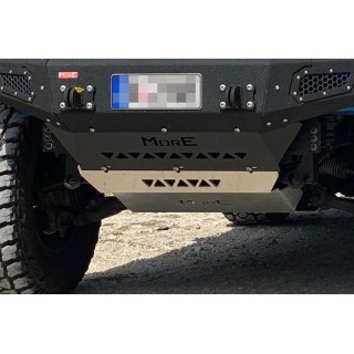 Zestaw aluminiowych osłon podwozia MorE 4x4 - Toyota FJ Cruiser - do zderzaka Z022