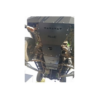 Zestaw aluminiowych osłon podwozia MorE 4x4 - Toyota Land Cruiser J90 benzyna