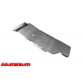 Zestaw aluminiowych osłon podwozia MorE 4x4 - Mitsubishi Pajero 4 V80 - do zderzaka Z030