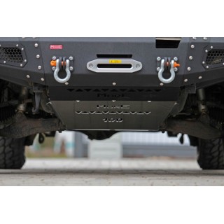 Zestaw aluminiowych osłon podwozia Toyota Land Cruiser J100, Lexus LX 470 Diesel - do zderzaka Z028