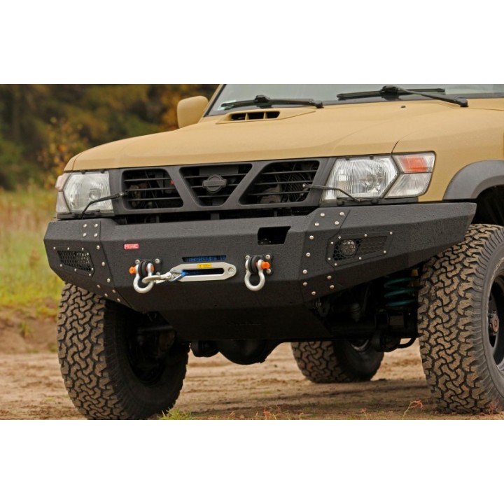Zderzak przedni stalowy Nissan Patrol Y61 97-04 More 4x4