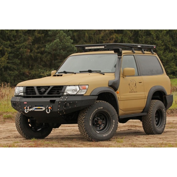 Zderzak przedni stalowy Nissan Patrol Y61 97-04 More 4x4