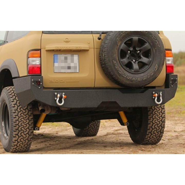 Zderzak tylny stalowy Nissan Patrol Y61 97-04 More 4x4