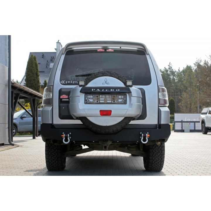 Zderzak tylny stalowy Mitsubishi Pajero 4 V80 long More 4x4