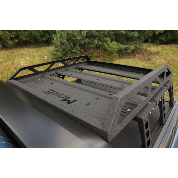 Bagażnik dachowy pick-up Isuzu D-Max 12+ King Cab, koszowy - MorE 4x4