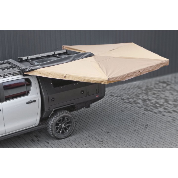 Markiza samochodowa Batwing 270° 2m - zadaszenie boczne More 4x4