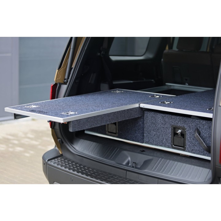 Zabudowa szufladowa Toyota Land Cruiser J120, J150, Land Rover Discovery - More 4x4