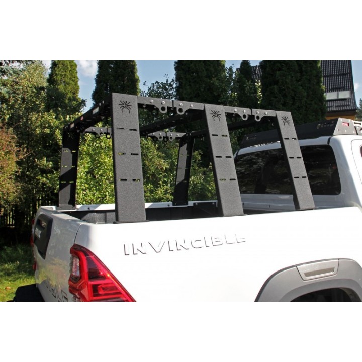 Pick-Up Bed Rack More 4x4 mark II - wysoki, krótki - do rolety i roll bara