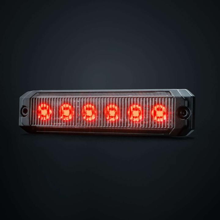 Lampa czerwona Strands DARK KNIGHT SM6 RED 809513
