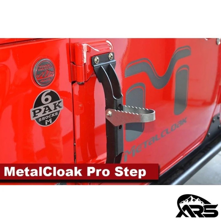 Stopień na drzwi Rocklander PRO Metalcloak  Jeep Wrangler JK - ujęcie 8
