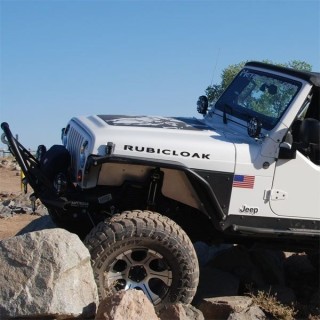 Naklejki na maskę Jeep Wrangler - Rubicloak 24" 2szt