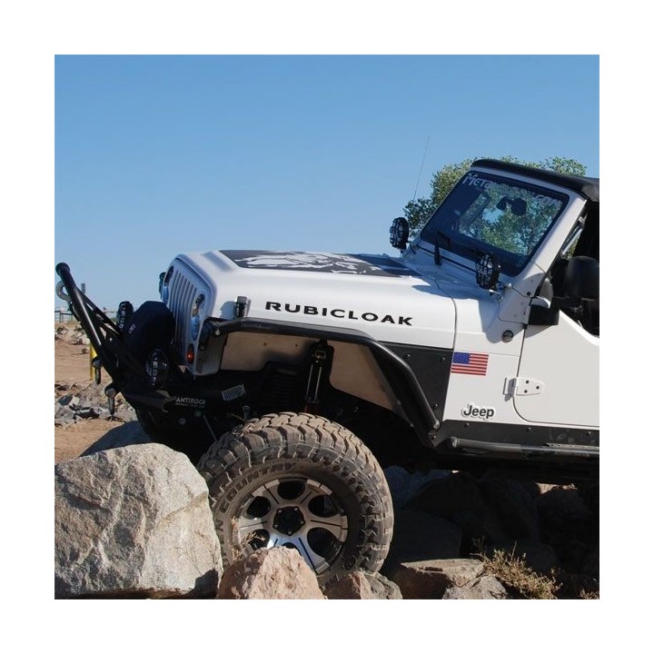 Naklejki na maskę Jeep Wrangler - Rubicloak 24" 2szt