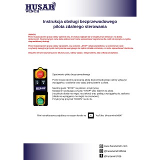 Husar BST P 150/300 z pilotem bezprzewodowym