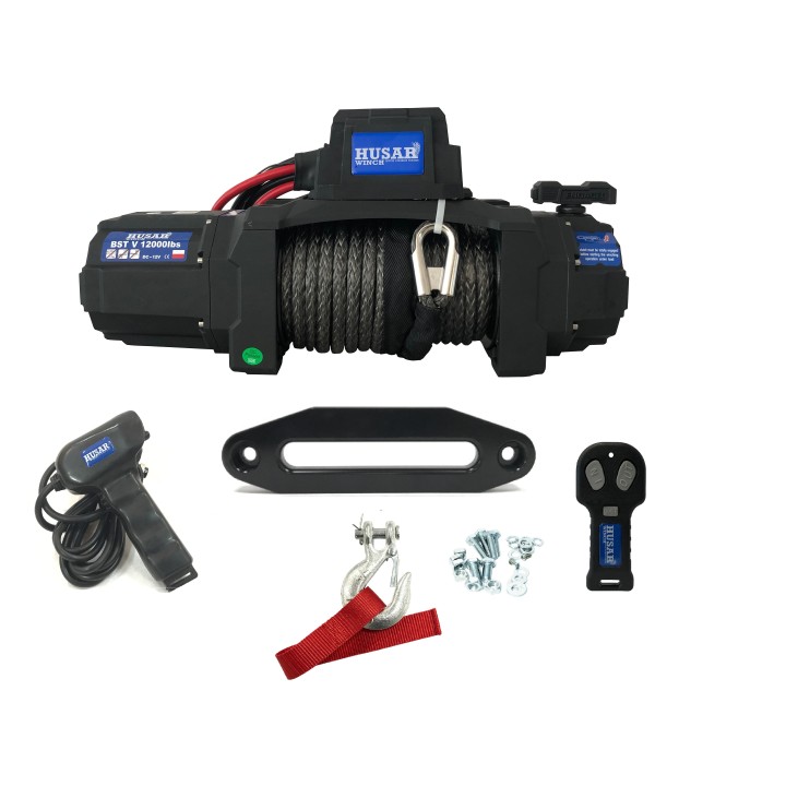 Husar BST V 12000 Lbs Z LINĄ SYNTETYCZNĄ