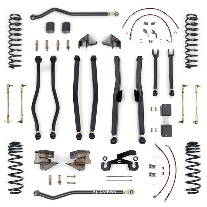 Zestaw zawieszenia Long Arm Overland+ Clayton Lift 2" 392