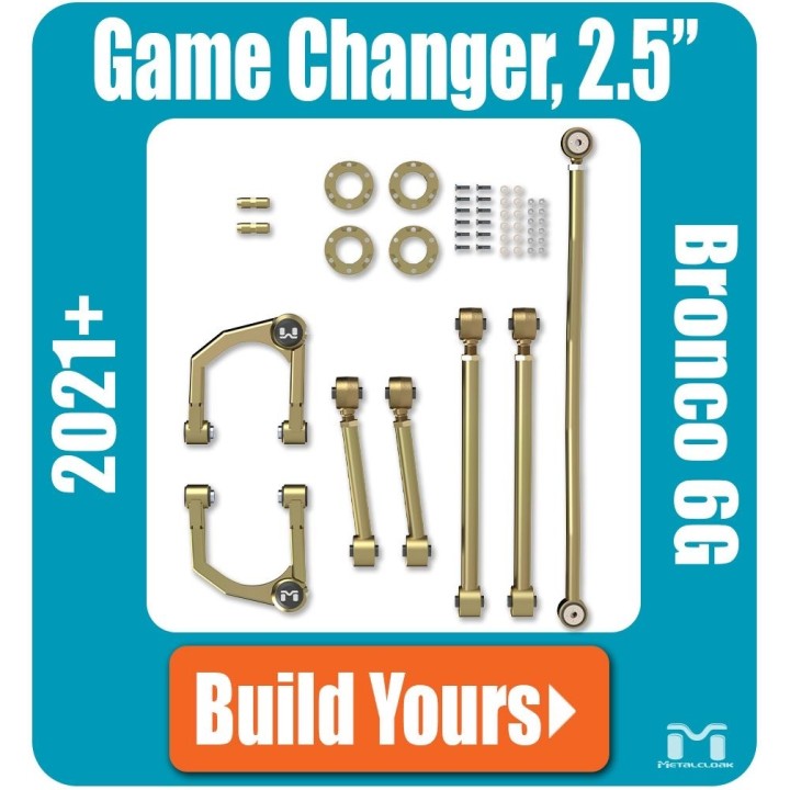 2,5 calowy Lift Ford Bronco 2021+ 6G Metalcloak