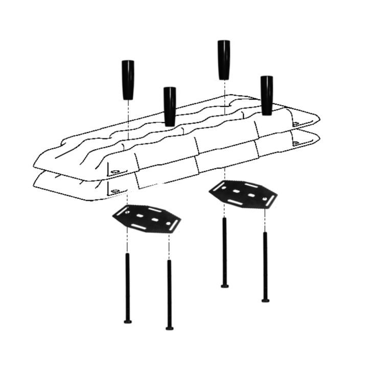 Recovery Board Quick Release Bracket