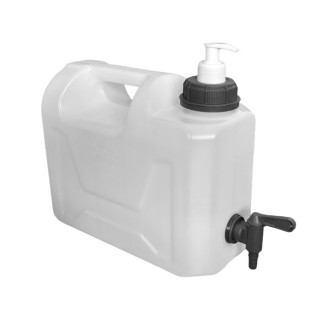 Pojemnik na wodę 5L bezb. KRAN DOLNY PLASTIK 3/4" + dozownik mydła /G HEAVY DUTY