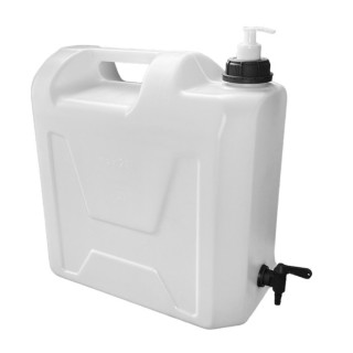 Pojemnik na wodę 20L bezb. KRAN DOLNY PLASTIK 3/4" + dozownik mydła /G HEAVY DUTY