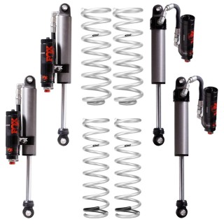 Zestaw zawieszenia FOX Performance Elite 2.5 Reservoir Adjustable DSC EVO + Sprężyny Eibach Lift 2,5" / 1,2"