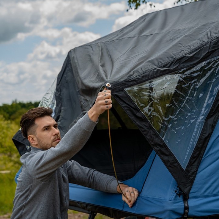 Wild Camp Niagara II 180 Roof Top Tent, Blue | Szekla4x4