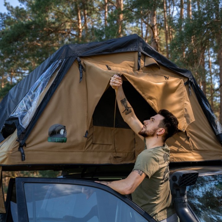 Namiot dachowy Wild Camp Ohio 160 Military | Szekla4x4