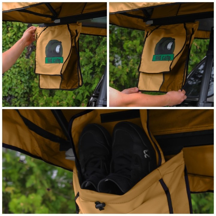 Namiot dachowy Wild Camp Hudson 140 Military | Szekla4x4