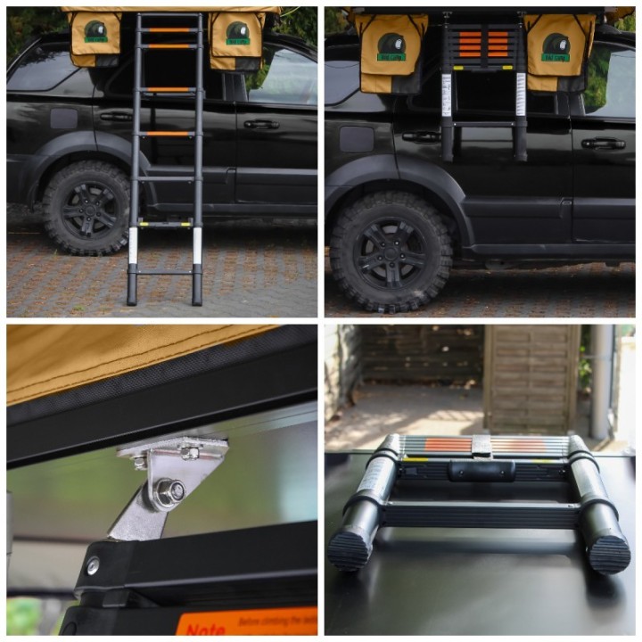 Namiot dachowy Wild Camp Hudson 140 Military | Szekla4x4