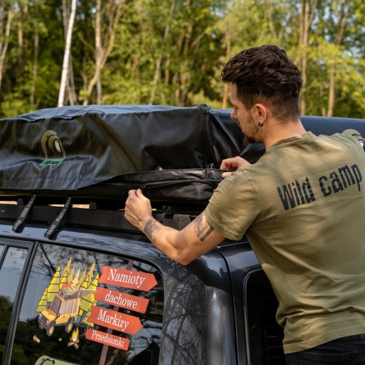 Namiot dachowy Wild Camp Hudson 220 Military | Szekla4x4
