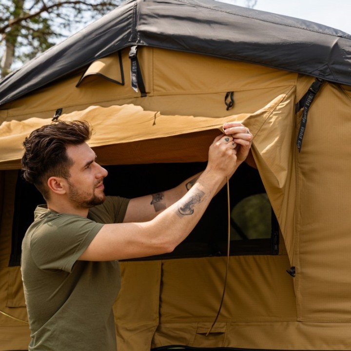 Namiot dachowy Wild Camp Hudson 160 Military | Szekla4x4