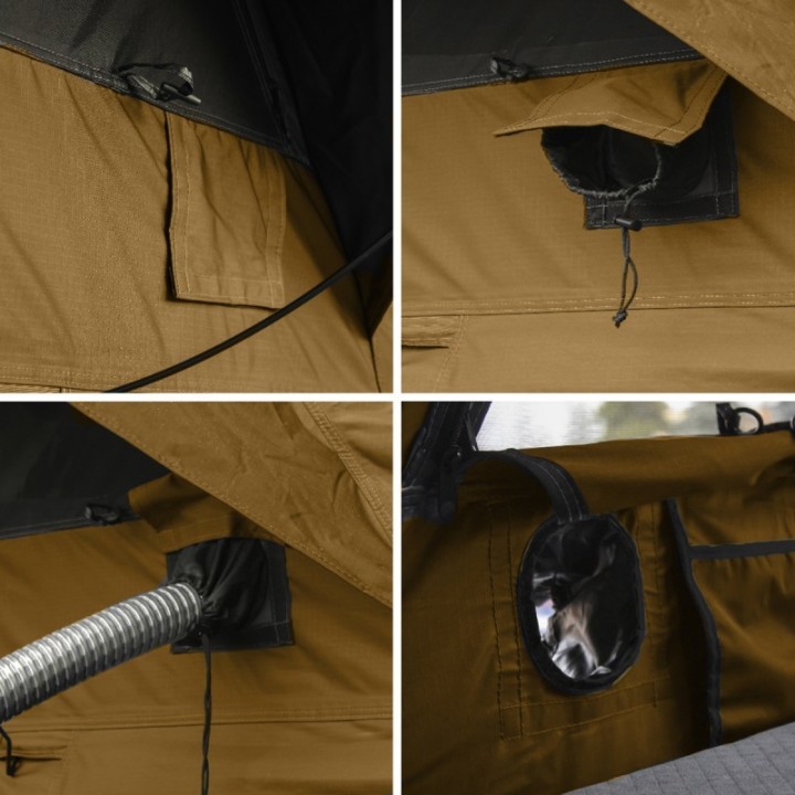 Wild Camp Jukon II 180 Military Roof Top Tent | Szekla4x4