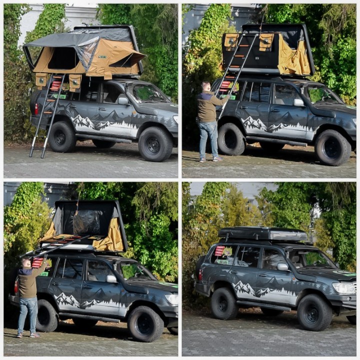 Namiot dachowy Wild Camp Jukon II 180 Military | Szekla4x4