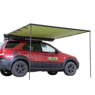 Markiza samochodowa Wild Camp 2,5x2,5 m zielona z oświetleniem LED