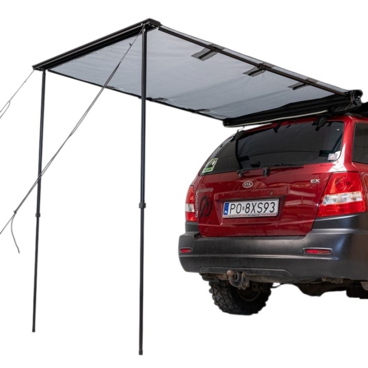 Markiza Wild Camp 1,25x2 m szara z LED | Szekla4x4