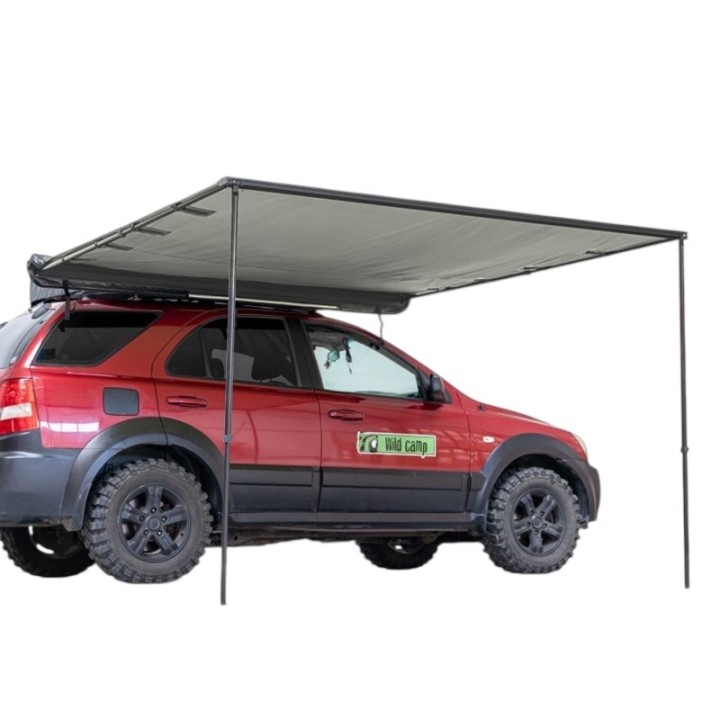 Markiza Wild Camp 2x2,5 m szara, listwa LED | Szekla4x4
