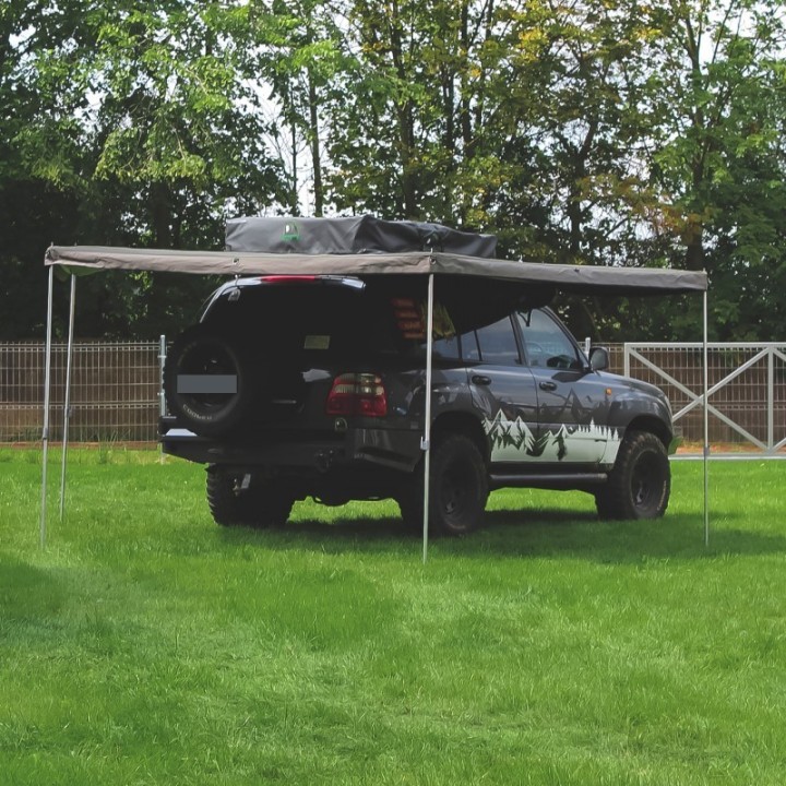 Zadaszenie HEX 270° 2 m szare, strona pasażera | Szekla4x4