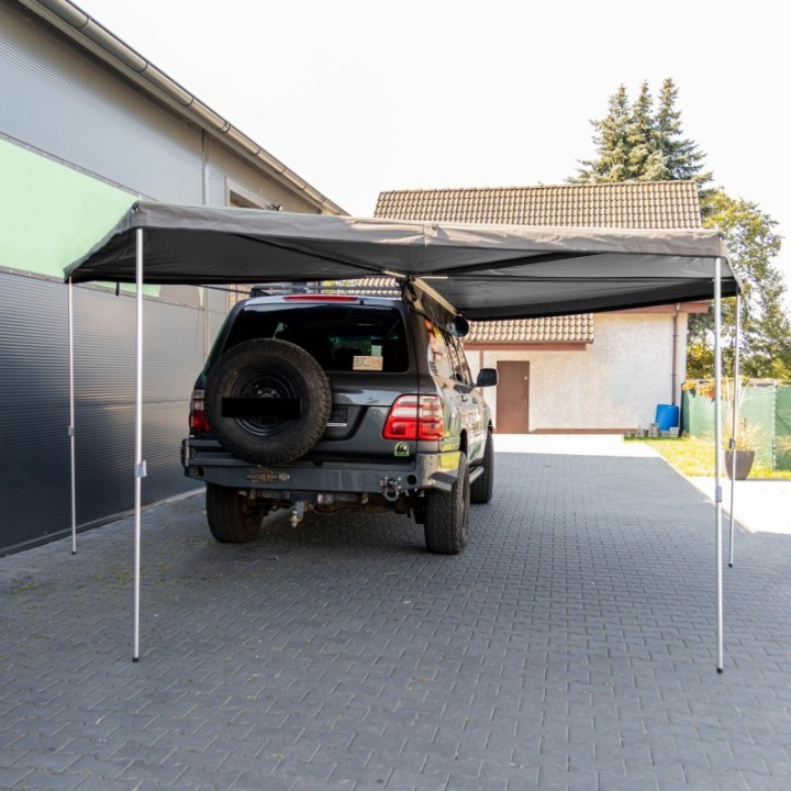 Zadaszenie HEX 270° 2 m szare, strona pasażera | Szekla4x4