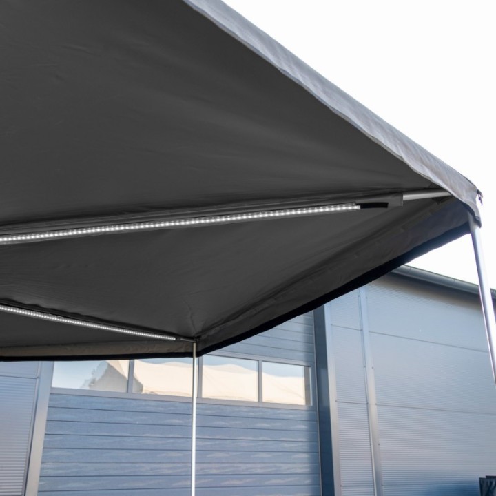 Wild Camp HEX 270 Awning 2.5 m Grey, Driver | Szekla4x4
