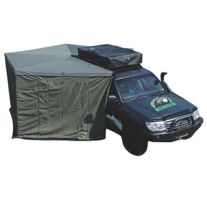 Przedsionek Wild Camp HEX 2,5 m pasażer zielony | Szekla4x4