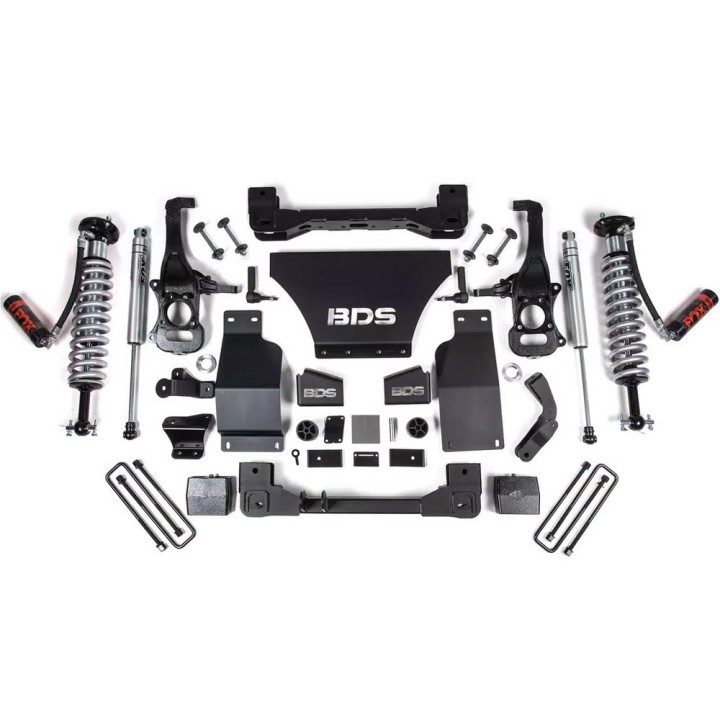Zestaw zawieszenia BDS z amortyzatorami FOX 2.5 Performance Elite + 2.0 Performance Lift 6"