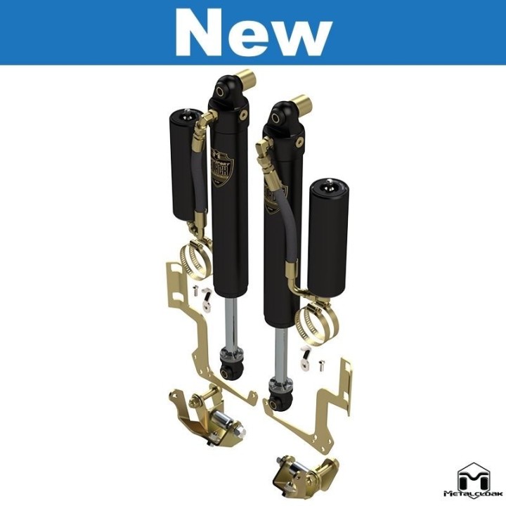 Amortyzatory przednie RockSport BLACK 2,5-35 lift Jeep Wrangler JL | Gladiator METALCLOAK