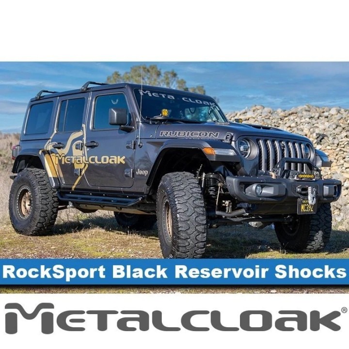 Amortyzatory przednie RockSport BLACK 2,5-35 lift Jeep Wrangler JL | Gladiator METALCLOAK - ujęcie 12
